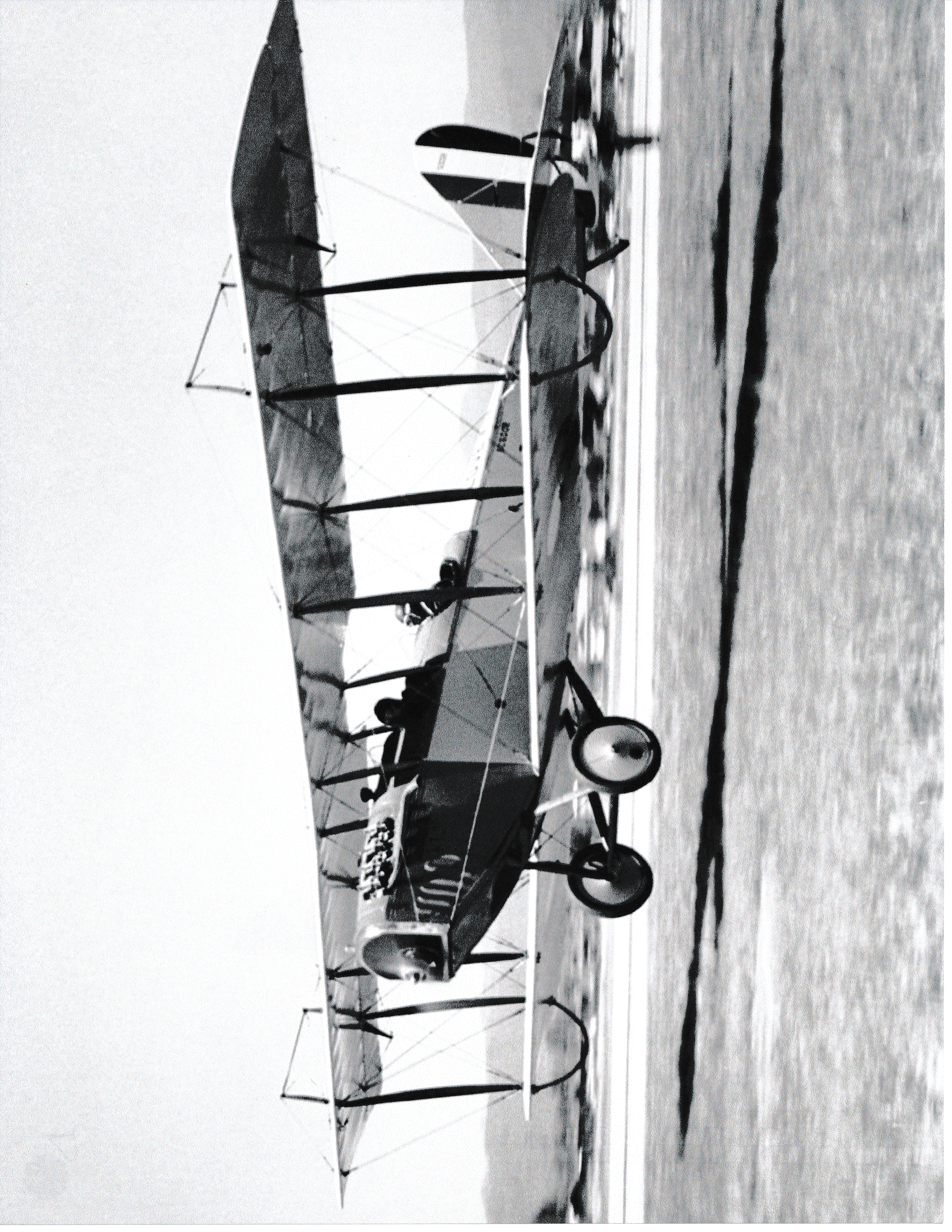 A Curtiss Jenny — the same model as Chet's barnstorming plane