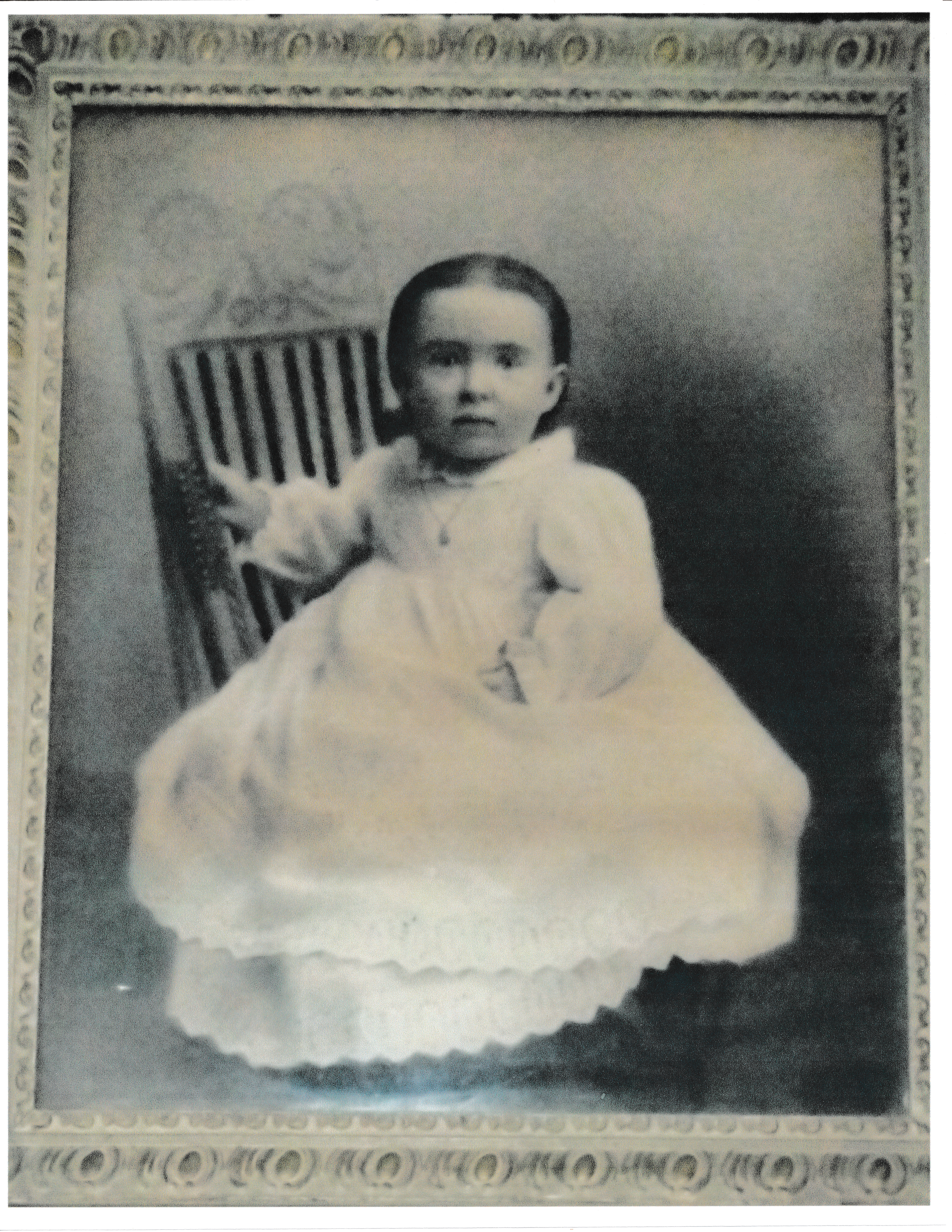 Indiana Query Fessler — Hattie's Mother (this portrait hangs on Nan's wall, and Nan wears her wedding ring)