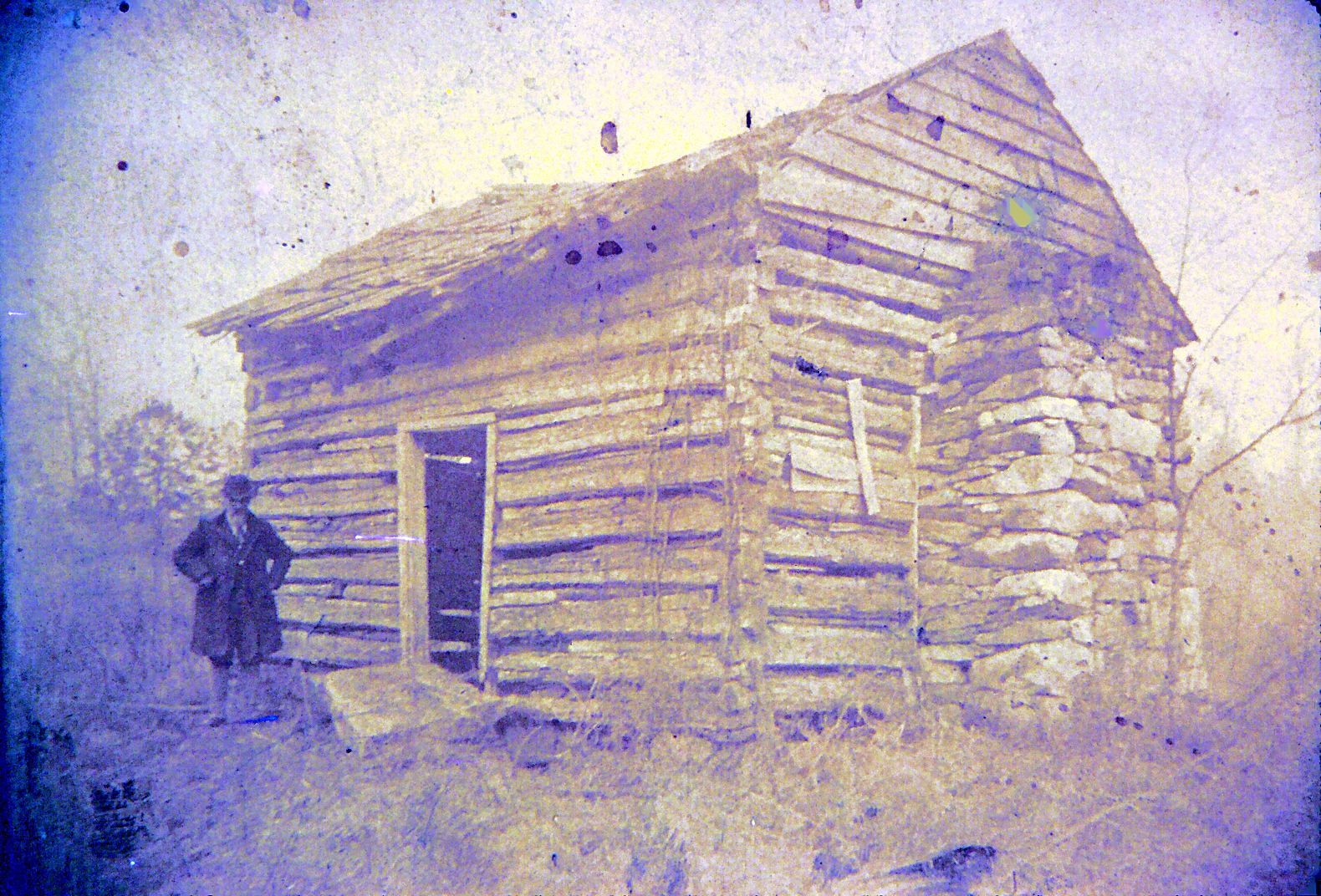 The cabin in North Carolina where Job Walter Northam was born — the home Thomas and Matilda left behind