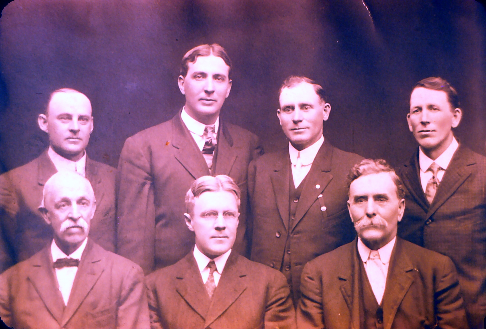 Job Walter Northam — Pillar of the community (lower right). He served as trustee and circuit court clerk.