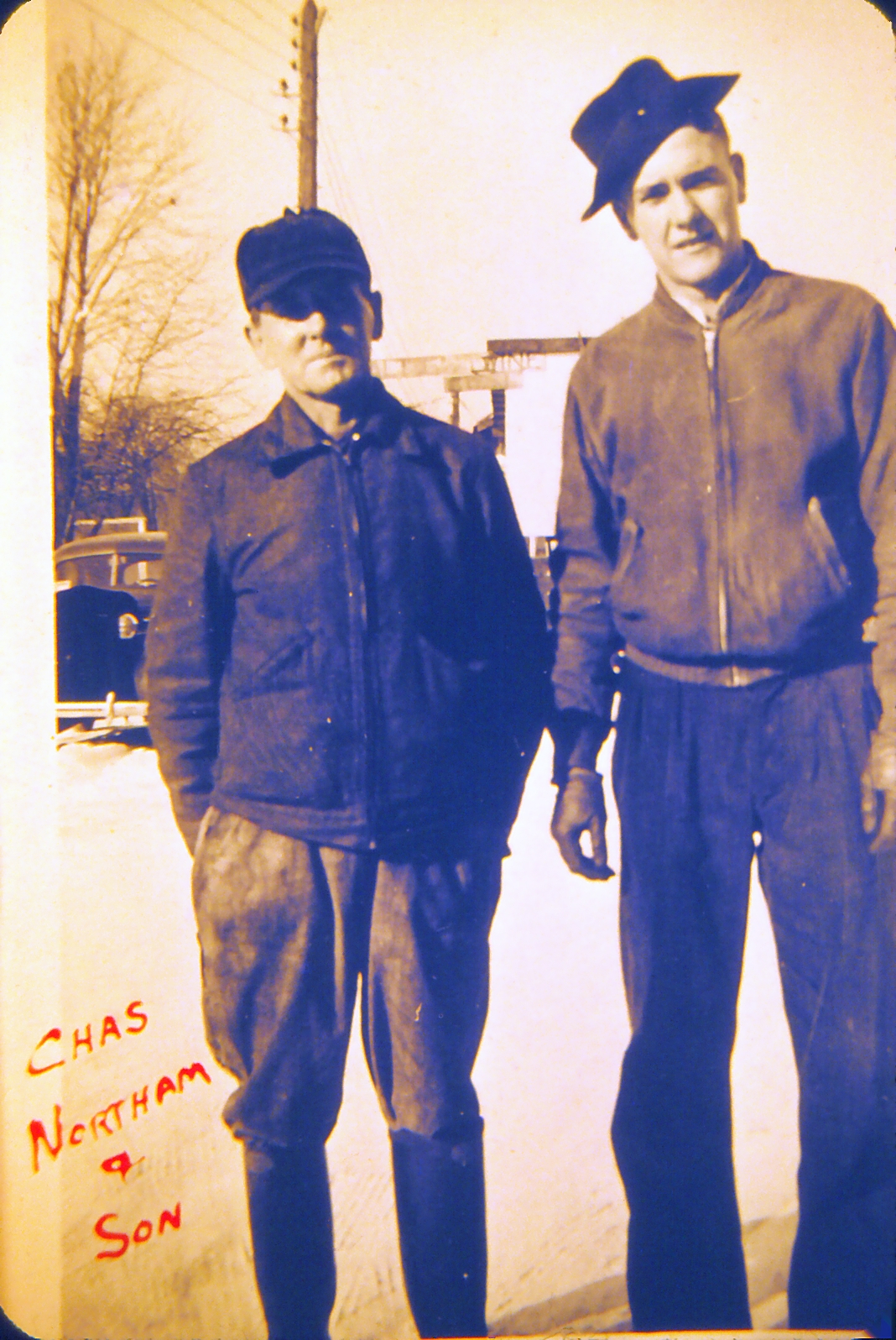 Charlie Northam and son