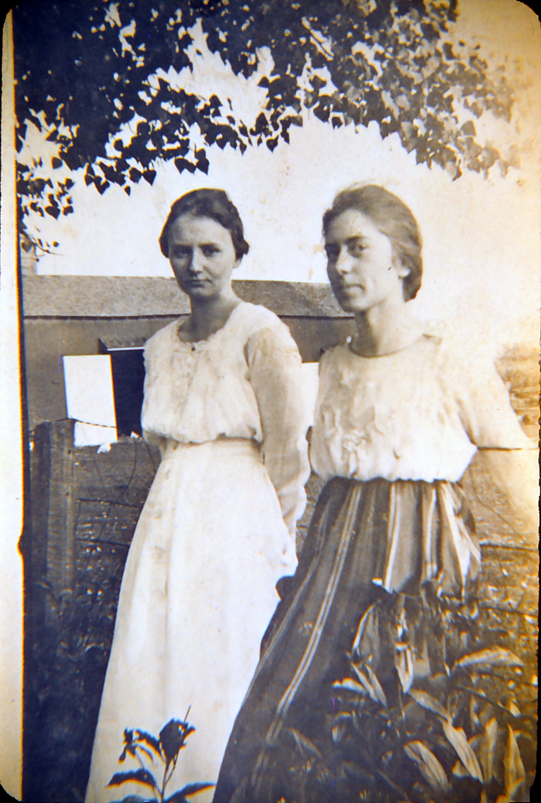 Mary (on the right)