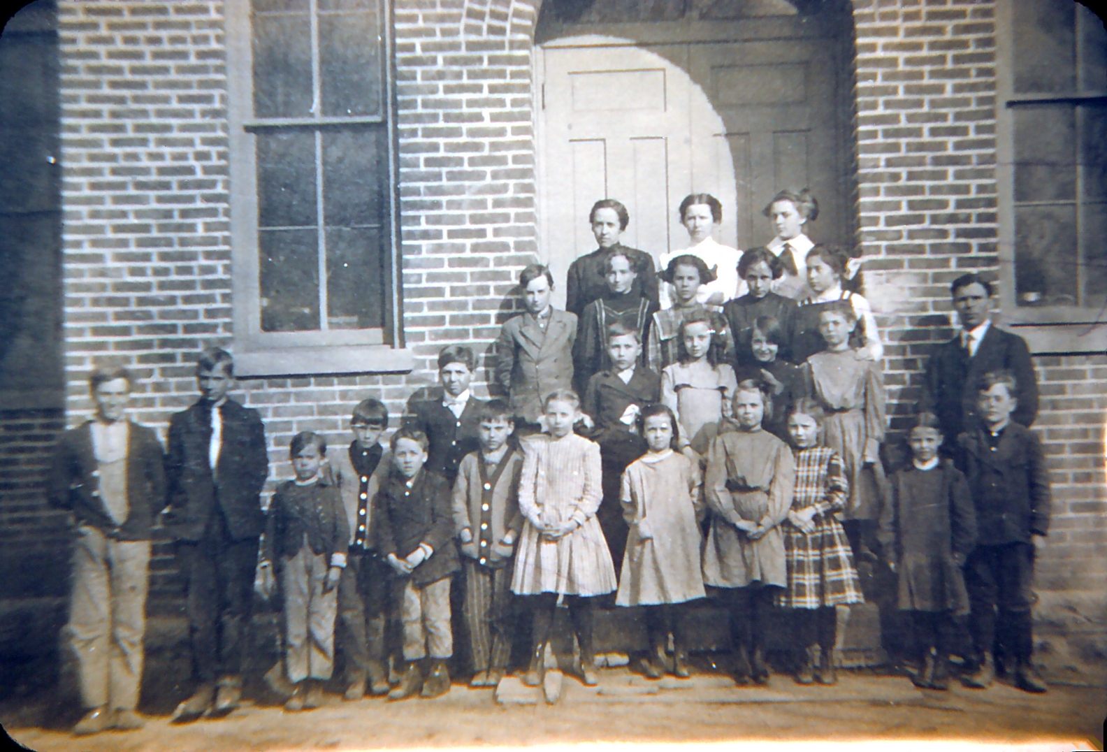 Clarence at School #9 — he's the one standing at the far right