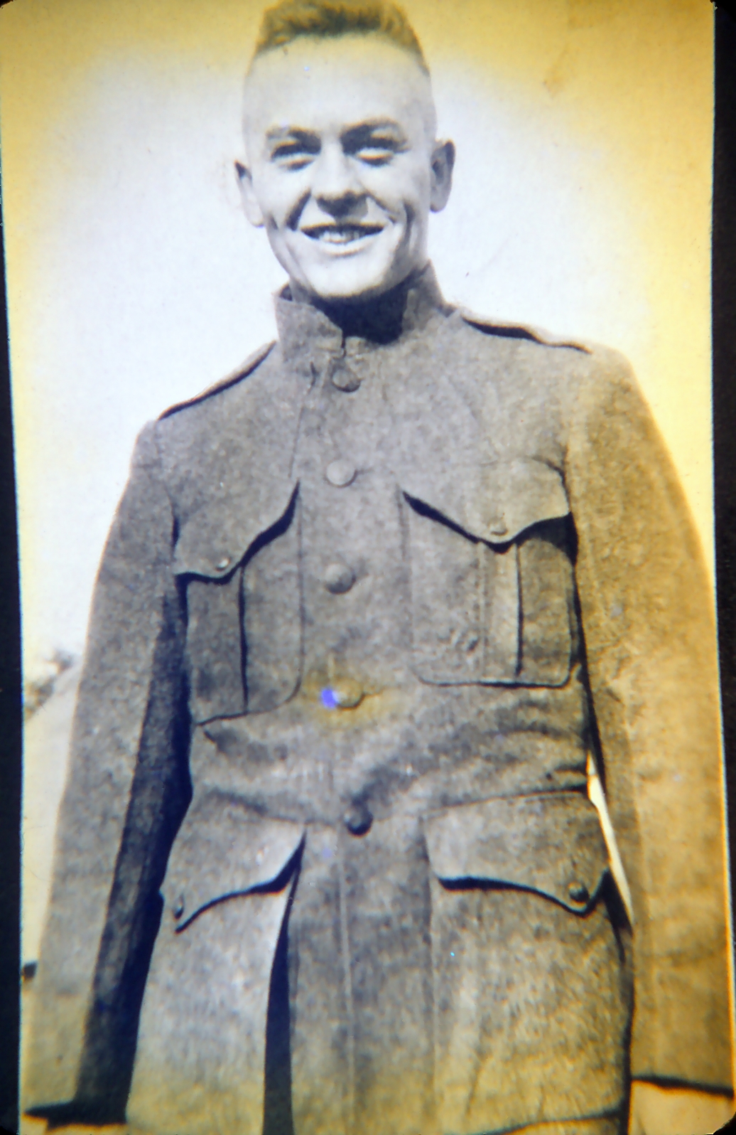 Clarence joined the Marines on his 18th birthday, August 29, 1918